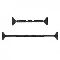 Spokey LEVER Hrazda do dveří s vodováhou, 72-96 cm