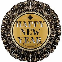Foliový balonek Happy New Year Twenties 45 cm