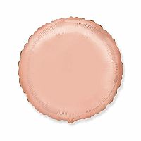 Foliový balonek kruh rose gold 46 cm - Nebalený