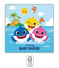 Papírové ubrousky Baby Shark 20 ks
