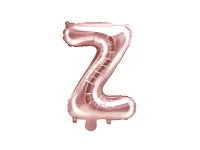 Foliové písmeno Z rose gold 35 cm