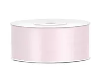 Saténová stuha pudrově růžová 25 mm x 25 m