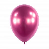 Dekorační chromový balonek Růžový 30 cm