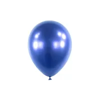 Dekorační chromový balonek Modrý 13 cm - 100 ks