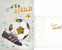 Narozeninové přání - Ať ti to střílí - Fotbal