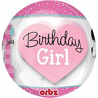 Foliový balonek koule Minnie 1st Birthday 40 cm