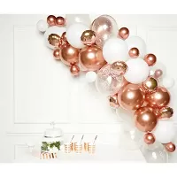 Sada na balonkovou girlandu Rose gold - Amscan