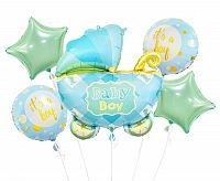 Sada foliových balonků Baby Boy - 5 ks