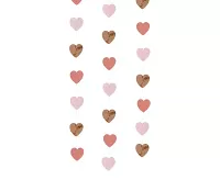 Girlanda srdíčka 450 cm
