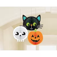 Závěsné dekorace Halloween Friends, 3ks