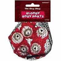 Vydloubnuté oči - Halloween dekorace 5ks