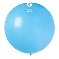 Latexový balónek 80cm/31" #009 světle modrý