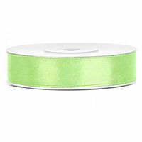 Saténová stuha limetková 12 mm x 25 m