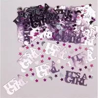 Konfety metalické It's a girl 14g