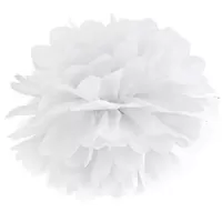Pom pom bílý - 35 cm