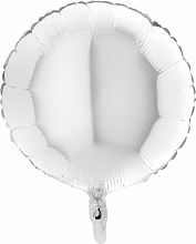 Foliový balonek kruh bílý 45 cm