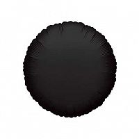 Foliový balonek kruh černý 45 cm