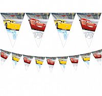 Vlaječková girlanda Cars 3