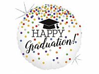 Fóliový balonek Happy Graduation! 45 cm
