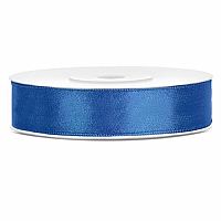Saténová stuha modrá 12 mm x 25 m
