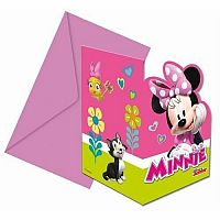 Party pozvánky Minnie Happy Helpers 6 ks