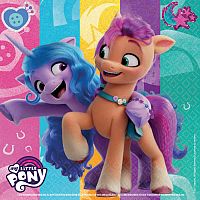 Papírové party ubrousky My little Pony - New Generation 16 ks
