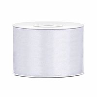 Saténová stuha bílá 5 cm x 25 m