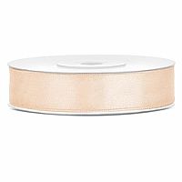 Saténová stuha krémová 12 mm x 25 m
