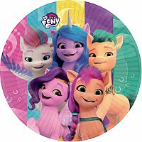 Papírové talířky My little Pony - New Generation 23 cm - 8 ks