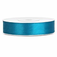 Saténová stuha tyrkysová 12 mm x 25 m