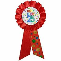 Narozeninový odznak Happy BDay 25