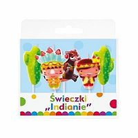 Dortové svíčky Indiánské 5 ks