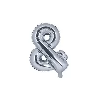 Foliový symbol And stříbrný 35 cm
