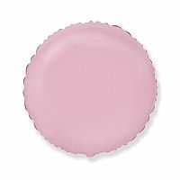 Foliový balonek kruh baby pink 46 cm