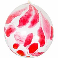 Latexové balonky Halloween bílé krvavé 6 ks