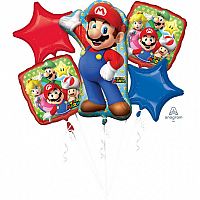 Sada foliových balonků Super Mario - 5 ks