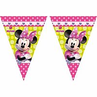 Vlaječková girlanda Minnie Mouse 300 cm