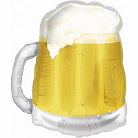Foliový balonek Pivo půllitr 59 cm - Nebalený