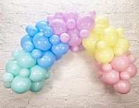 Sada na balonkovou girlandu Makronky - 3m