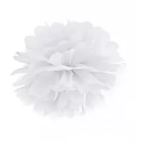 Pom pom bílý - 25 cm
