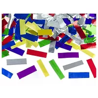 Vystřelovací konfety mix metalické - 60 cm