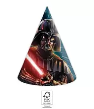 Party papírové čepičky Star Wars - Galaxie 6 ks