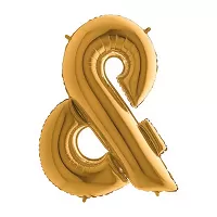 Foliový symbol And zlatý 102 cm