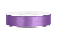Saténová stuha fialová 12 mm x 25 m