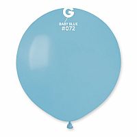 Balónek 48cm/19" #072 baby modrý 25 ks