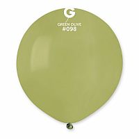Balónek 48cm/19" #098 olivový