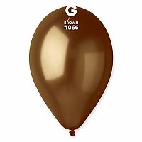 Balónek 28cm/11" #066 hnědý 100 ks