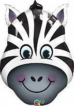 Fóliový balónek - Zebra 81 cm