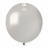 Balónek 80cm/31" #038 metal stříbrná