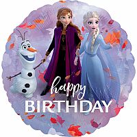 Foliový balonek Frozen 2 Happy Birthday - 45 cm